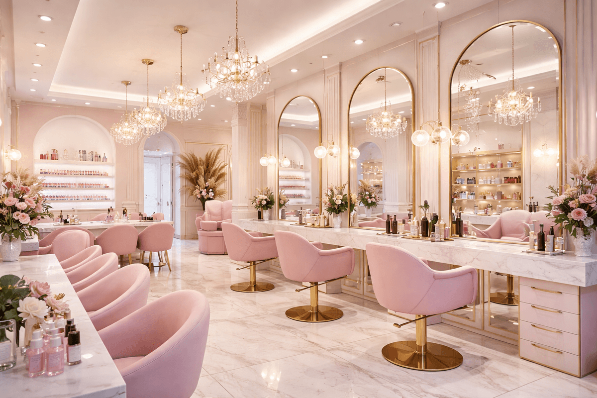 Foto ilustrativa de salão de beleza